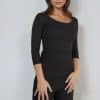Elsewhere Fashion - HOLLY BASIC TOP JERSEY BLACK