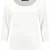 Elsewhere Fashion - HOLLY BASIC TOP JERSEY OFFWHITE PACKSHOT