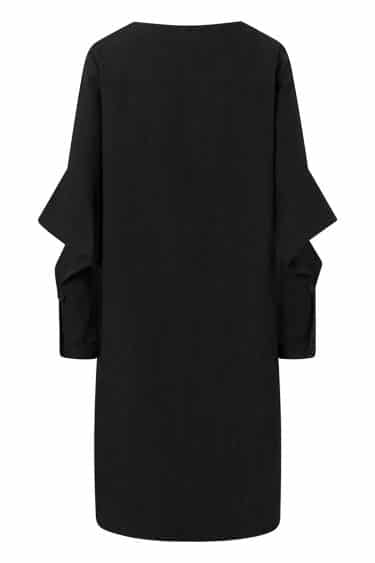 Elsewhere Fashion - IMATRA LINEN TUNIC BLACK PACKSHOT