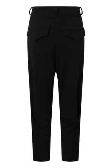 Elsewhere Fashion - VIDIN TWILL TROUSERS BLACK PACKSHOT