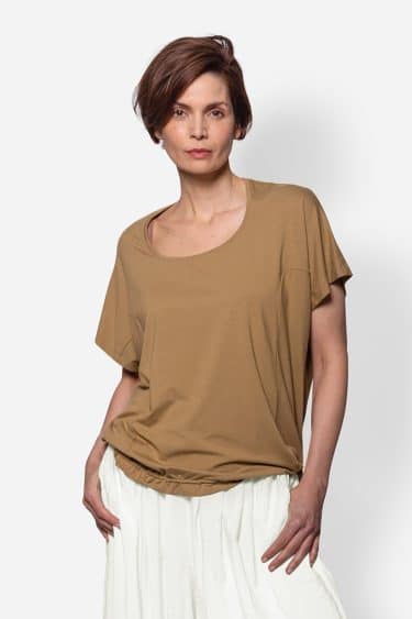 Elsewhere Fashion - ROSETTA TOP GOLDEN ON BODY