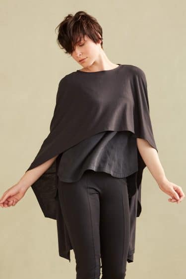 Elsewhere Fashion - HERMANUS TOP BLACK PACKSHOT