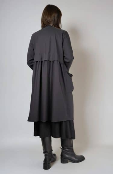 Viscose blend dress with zipper, wearable as cardigan ? Elsewhere Fashion