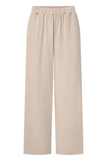 Elsewhere Fashion - Viscose Jersey Trousers Nude