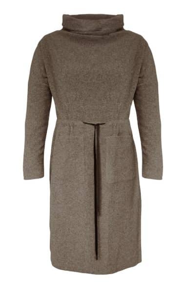 Easy dress, wool-blend fabric, relaxed fit, casual weekend style ? Elsewhere Fashion