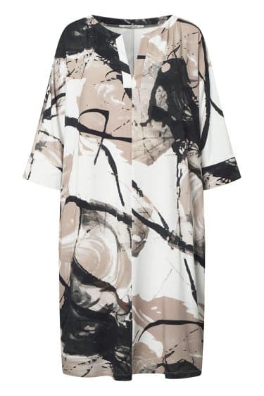 Alternative view of V-NECK TUNIC PRINT-FULLCOLOR