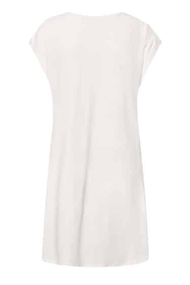 Viscose jersey tunic with front gathering and relaxed fit – Elsewhere Fashion