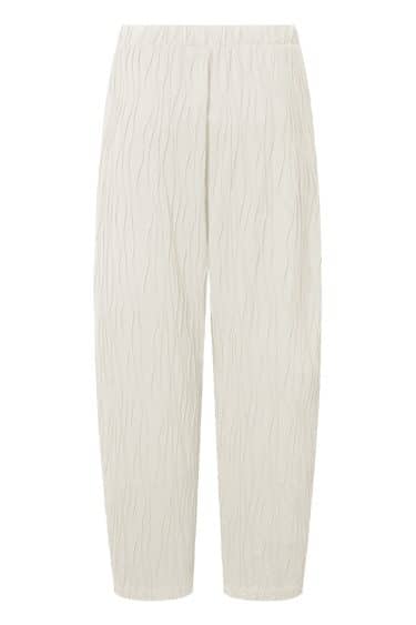Alternative view of BALLOON TROUSERS VISCOSE-OFF-WHITE