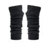 Hand-knitted fingerless gloves, cotton-acrylic melange yarn, extended length ? Elsewhere Fashion