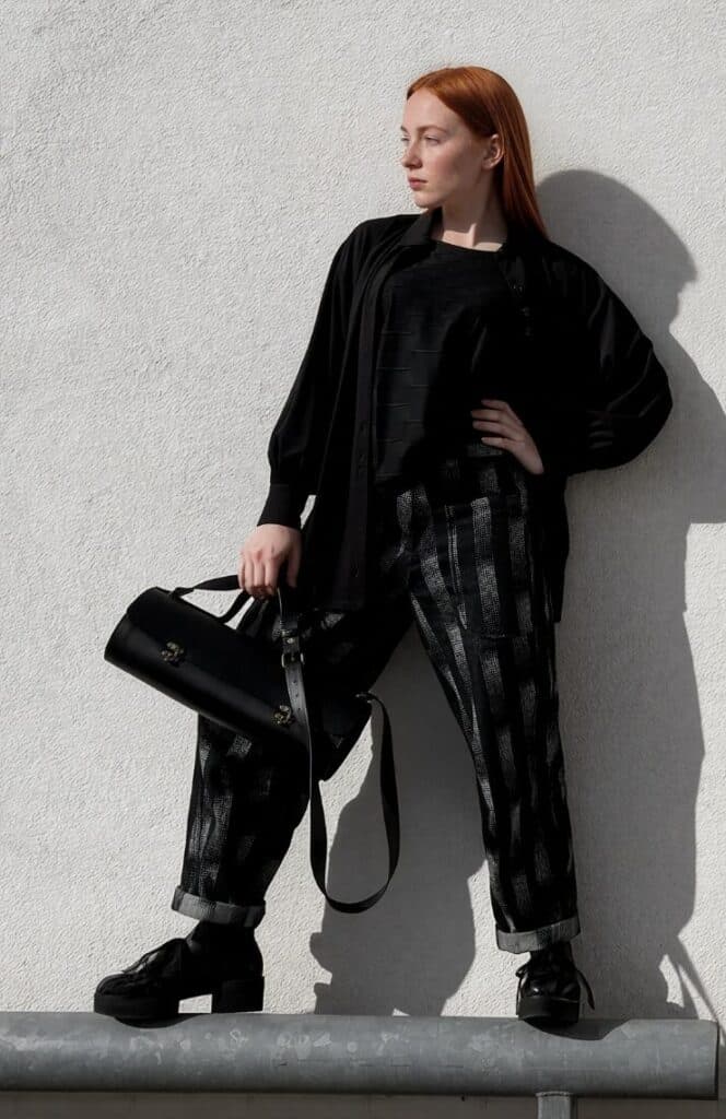 Minimal bags with functional design and clean, modern aesthetics